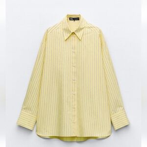 Zara Striped Poplin Shirt